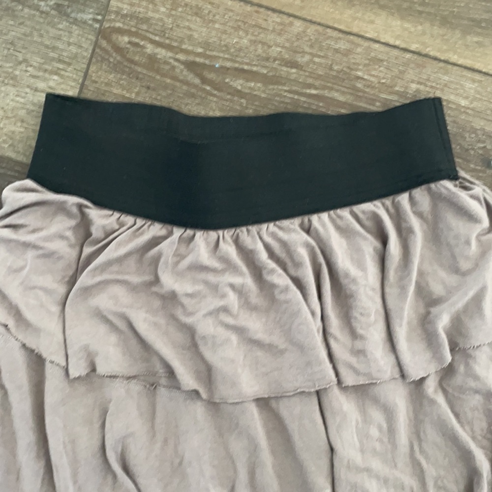 Tan Ruffle Skirt - Picture 5 of 5